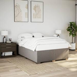 Rám postele bez matrace taupe 140 x 190 cm textil 3284475