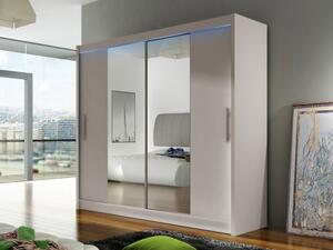 Skříň London II, Barva: kašmír, Osvětlení: osvětlení LED RGB - barevné Mirjan24 5903211404542