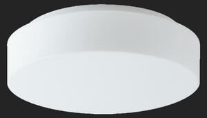 OSMONT ELS59449 ELSA 2 stropní/nástěnné skleněné svítidlo bílá IP44 3000 K 15W LED nouzové kombinované 3 h