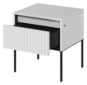 Noční stolek TREND TR-10 bílá/černá