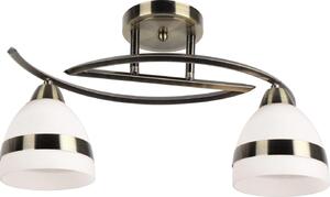 KEJO Přisazené stropní moderní osvětlení COLAR, 2xE14, 40W, chromované K-JSL-6572/2 AB