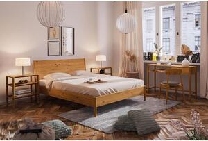 Dvoulůžková postel z dubového dřeva 180x200 cm Pola - The Beds