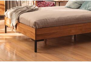 Dvoulůžková postel z dubového dřeva 140x200 cm Abies 2 - The Beds