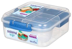 Sistema Box na jídlo To Go s 5 oddíly a kelímkem 1,25l Barva: ocean blue