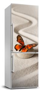 Foto tapeta na ledničku Kámen zen a motýl FridgeStick-70x190-f-105886017