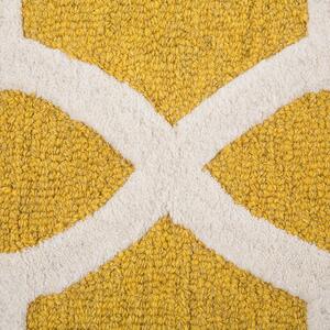 Žlutý bavlněný koberec 80x150 cm SILVAN
