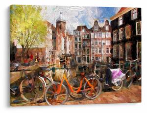 Obraz - Amsterdam, malba (70x50 cm)