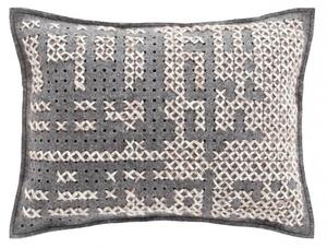 Výprodej GAN designové polštáře Abstract (57 x 43 cm, karbonová)