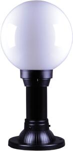 KEJO Venkovní stojací lampa ASTRID, 1xE27, 60W, 45cm, černobílá, IP44 K-ML-OGROD 200 0.2 KL. OPAL
