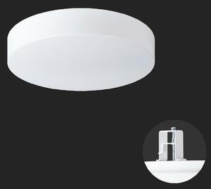 OSMONT DEL65588 DELIA V1 stropní/nástěnné plastové polovestavné svítidlo bílá IP44 4000 K 19W LED nouzové kombinované 3 h