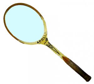 Stará Krása - Own Imports Zrcadlo v retro tenisové pálce Artis Apollo