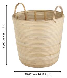 Eglo 426513 - Dekorační koš NARAHA 41x36 cm ratan