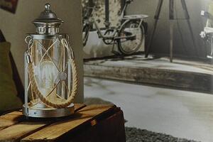 Austria Krásné vintage stolní lampy v podobě lucerny
