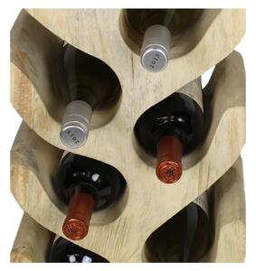 Regál na víno z exotického dřeva na 8 lahví - HSM collection