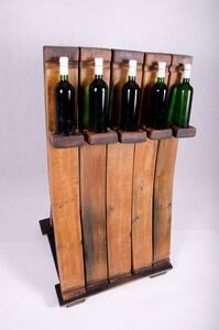 Stará Krása - Own Imports Rustikální držák na 5 lahví vína