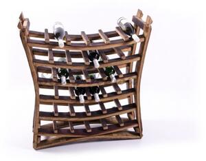 Stará Krása - Own Imports Masivní stojan na 36 lahví vína v designovém provedení