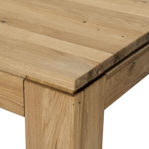 Stůl jídelní 200x100x75 cm, masiv dub, povrchová úprava olejem - DS-F200 DUB