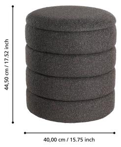 Eglo 424124 - SADA 2x Taburet AMPAHAKA pr. 33,5/40 cm černá