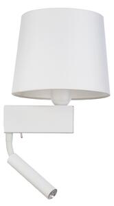NOWODVORSKI Nástěnná moderní lampa s LED čtecím ramenem CHILLIN, 1xE27, 40W, bílá 8216