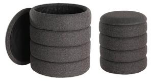 Eglo 424124 - SADA 2x Taburet AMPAHAKA pr. 33,5/40 cm černá