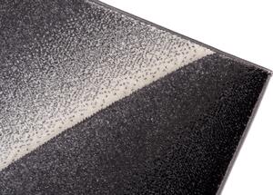 Chemex Moderní koberec Tap Premium - vlnky 7 - šedý/červený Rozměr koberce: 80x150 cm