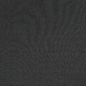 Černá čalouněná kontinentální postel 160x200 PRESIDENT