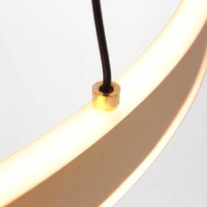 LED závěsné světlo Ringlux 3 zdroje Ø 60 cm zlatá