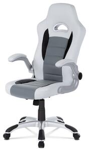 Kancelářská židle AUTRONIC KA-Y240 bílo-šedá