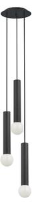 NOWODVORSKI Závěsné designové LED osvětlení BATON, 3xE27, 10W, černé 7856