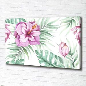 Foto obraz canvas Havajské květiny pl-oc-100x70-f-123607547