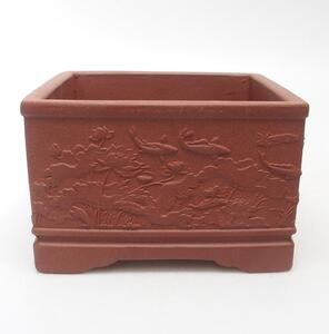 E-bonsai Bonsai miska 13 x 13 x 8 cm cihlová