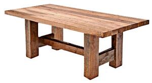 Stará Krása – Ruční výroba Rustikální jídelní stůl z recyklovaného dřeva 76 X 140 X 70