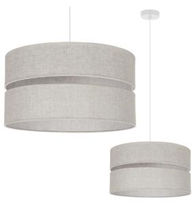 Závěsné svítidlo Jen, 1x světle béžové textilní stínítko, (fi 40 cm), w