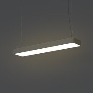NOWODVORSKI Závěsné moderní osvětlení nad jídelní stůl SOFT LED, 2xT8, 16W, 94cm, grafit 7532