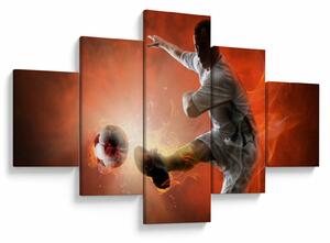 Obraz - Fotbalista (125x70 cm)