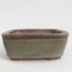 E-bonsai Keramická bonsai miska 9 x 8 x 3,5 cm modrá