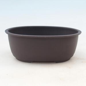 E-bonsai Bonsai miska plast MP-4 hnědá - 16 x 12,5 x 6 cm