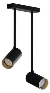 NOWODVORSKI Závěsné bodové LED osvětlení MONO, 2xGU10, 10W, černé, zlaté 7675