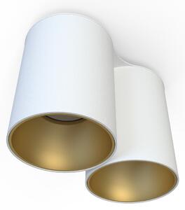 NOWODVORSKI Moderní stropní LED osvětlení EYE TONE, 2xGU10, 10W, bílozlaté 7665