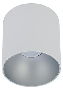 NOWODVORSKI Stropní LED osvětlení POINT TONE, 1xGU10, 10W, 13cm, kulaté, bílé, stříbrné 8220