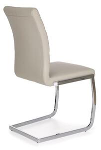 Židle K228 chrom / ekokůže světlý popel