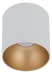 NOWODVORSKI Stropní LED osvětlení POINT TONE, 1xGU10, 10W, 13cm, kulaté, bílé, zlaté 8221