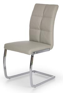Židle K228 chrom / ekokůže světlý popel