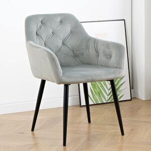 LuxuryForm Jídelní židle Atlanta - světle šedá