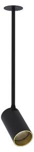 NOWODVORSKI Zápustné závěsné LED bodové osvětlení MONO SURFACE LONG M, 1xGU10, 10W, černé, zlaté 7681