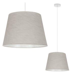 Závěsné svítidlo Jen, 1x světle béžové textilní stínítko, (fi 38 cm), w