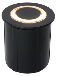 NOWODVORSKI Venkovní pojezdové LED osvětlení CIRCLET, 3W, teplá bílá, 6cm, kulaté, černé 8163