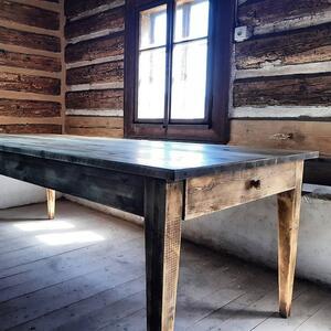 Stará Krása – Ruční výroba Jídelní stoly do roubenek a chat 76 x 140 x 70 cm