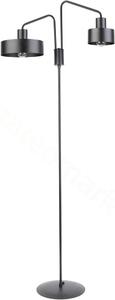 SIGMA Moderní stojací lampa JUMBO, 2xE27, 60W, černá 50106
