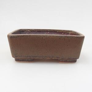 E-bonsai Keramická bonsai miska 9,5 x 8 x 3,5 cm hnědá